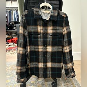 Black Komodo Plaid Jacket - Medium